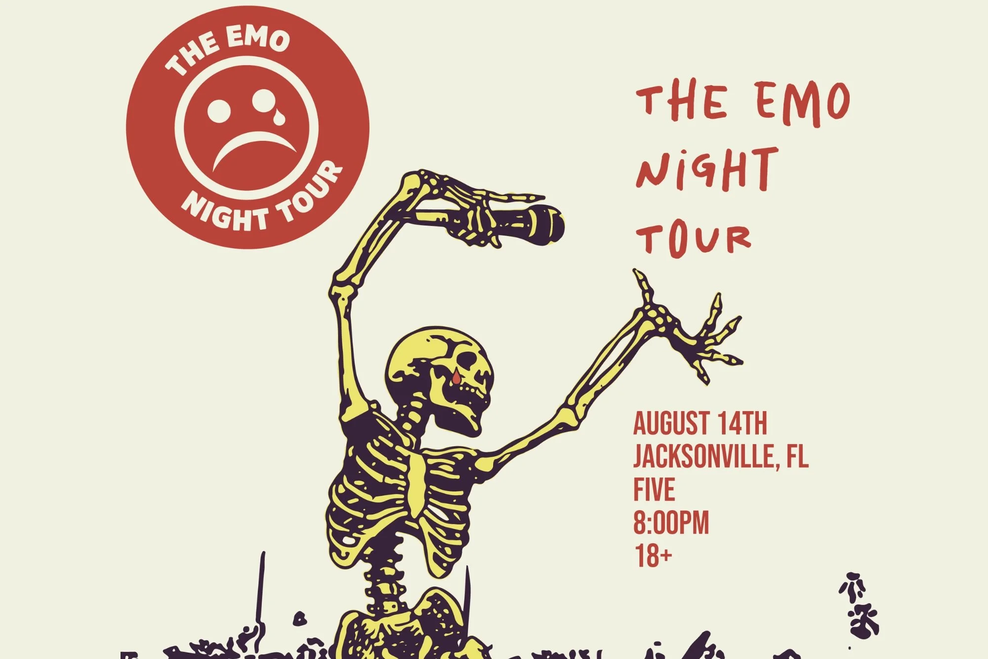 THE EMO NIGHT TOUR - 18+ — FIVE